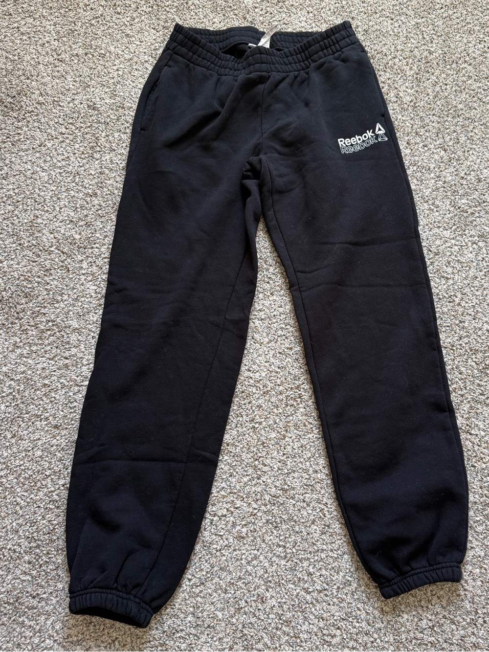 Reebok Black Fleece Jogger Pants size S
